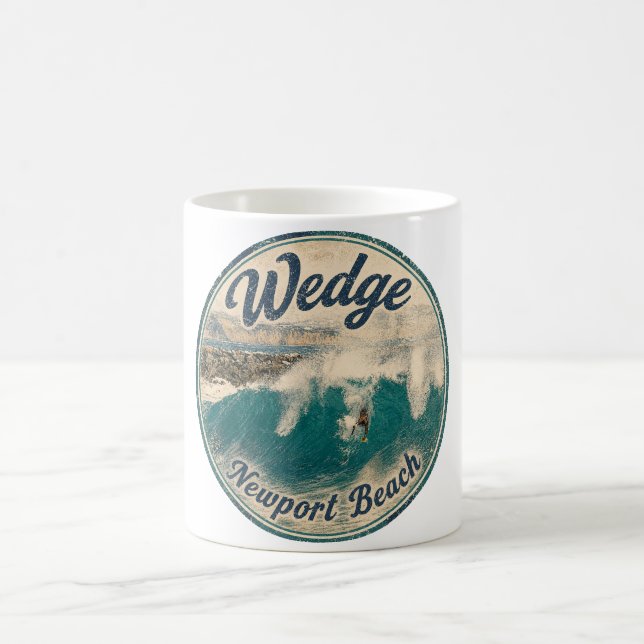 Bodysurfing the Wedge - Kaffeetasse  (Mittel)