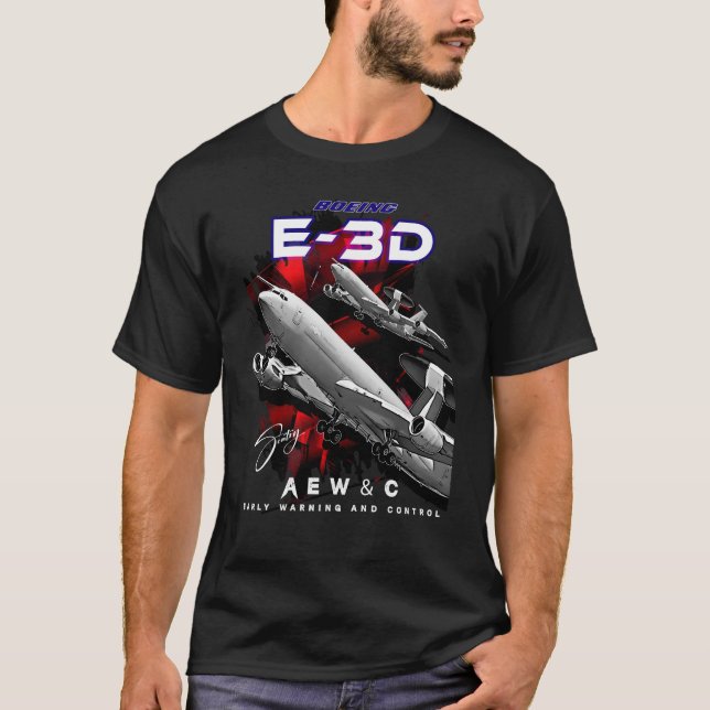 Boeing E-3 Sentry AEW&C Aircraft T-Shirt (Vorderseite)