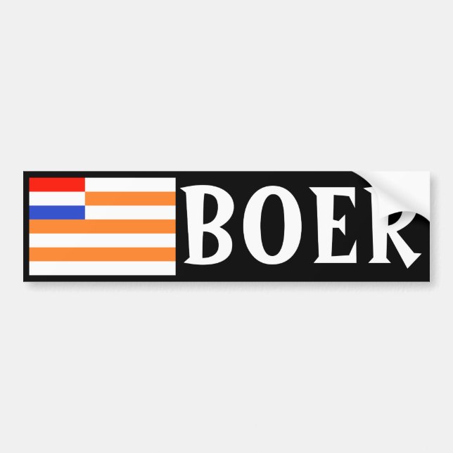 Boer Autoaufkleber (Vorne)