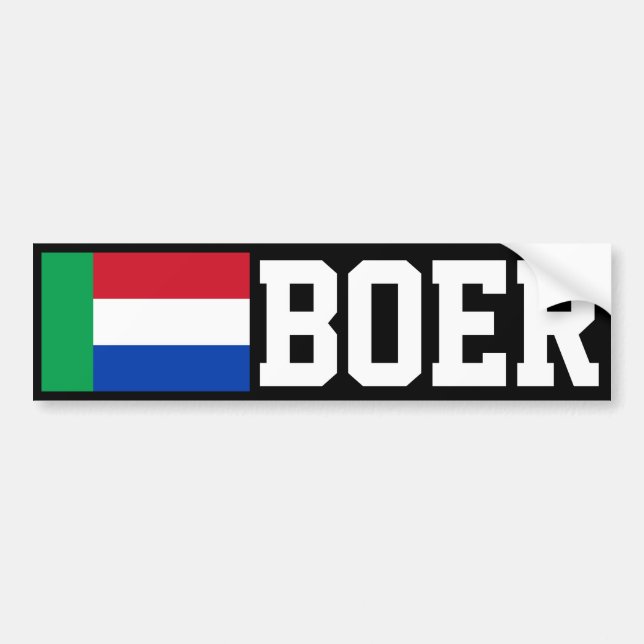 Boer Autoaufkleber (Vorne)