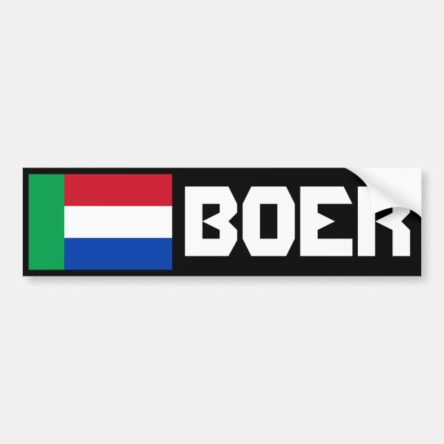 Boer Autoaufkleber (Vorne)