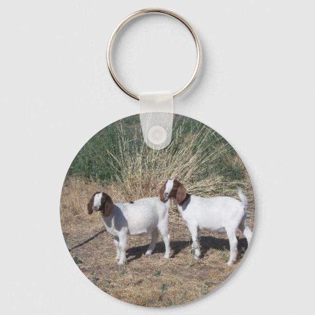 Boer Goat Kids Schlüsselanhänger (Vorderseite)