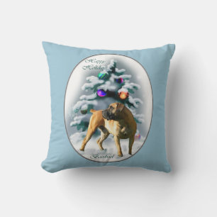 Boerboel Christmas Kissen