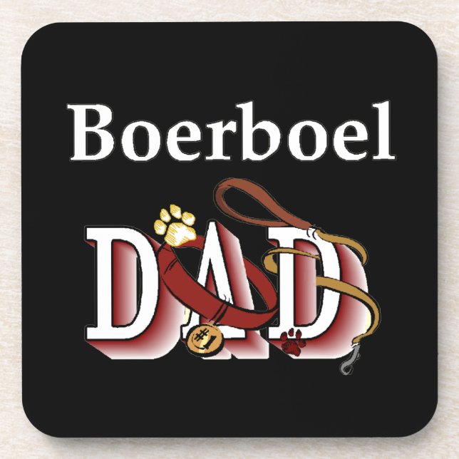 Boerboel Dad Untersetzer (Vorderseite)