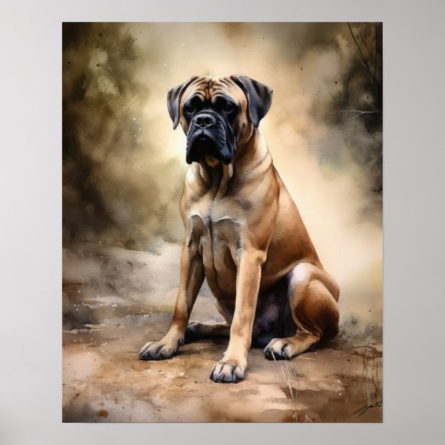 Boerboel Dog Art Print Poster (Vorne)