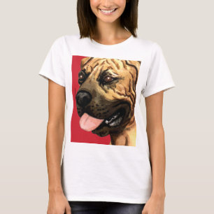 Boerboel-Farbblock T-Shirt