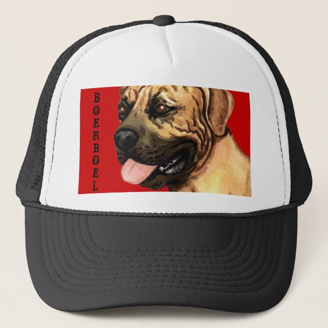 Boerboel Farbblock Truckerkappe (Vorderseite)
