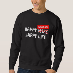 Boerboel Hund Zucht glücklichen Lebens Tierfreund Sweatshirt