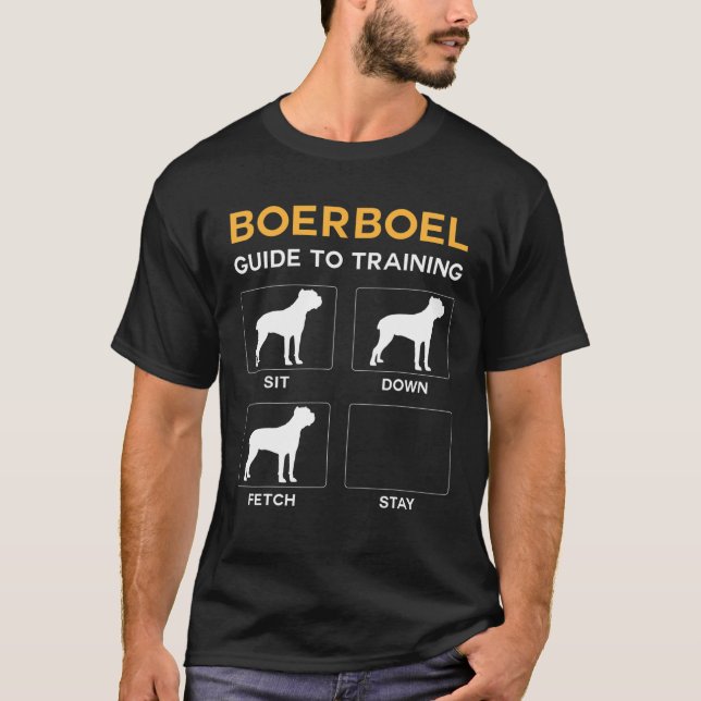 Boerboel-Leitfaden zum Training von Hundebleid T-Shirt (Vorderseite)