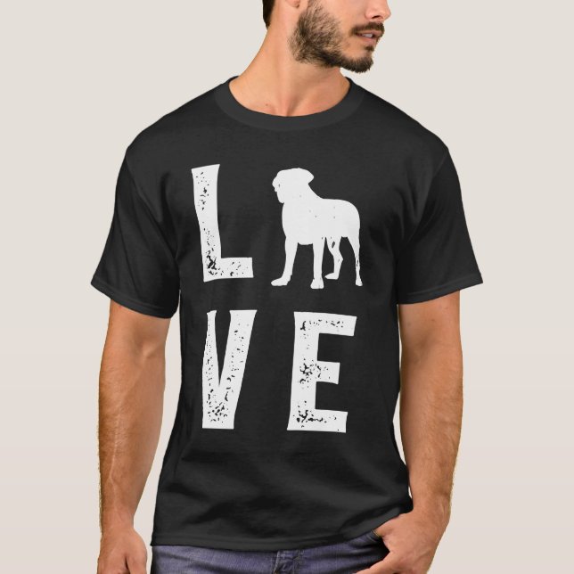 Boerboel Love T-Shirt (Vorderseite)