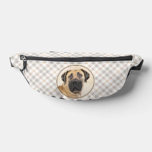Boerboel Malerei Fawn Red Mastiff Haustier Hund Ku Bauchtasche