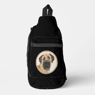 Boerboel Malerei Fawn Red Mastiff Haustier Hund Ku Crossbody Bag