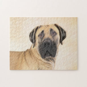 Boerboel-Malerei - Niedliche Original Hunde-Kunst