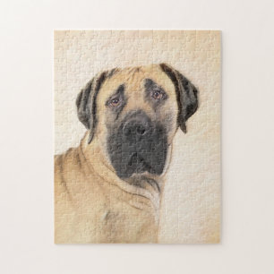Boerboel-Malerei - Niedliche Original Hunde-Kunst