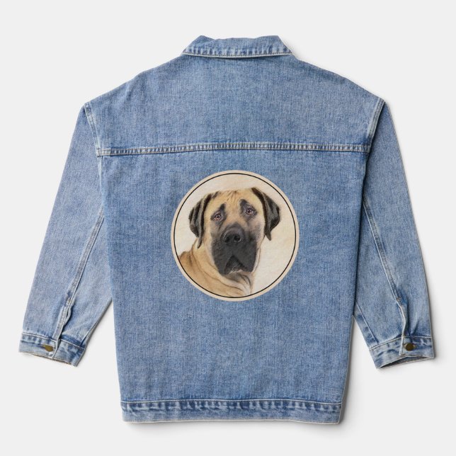 Boerboel Peinture - Cute Original Chien Art (Verso)
