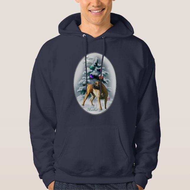 Boerboel Weihnachtsgeschenke Hoodie (Vorderseite)