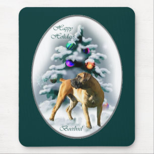 Boerboel Weihnachtsgeschenke Mousepad