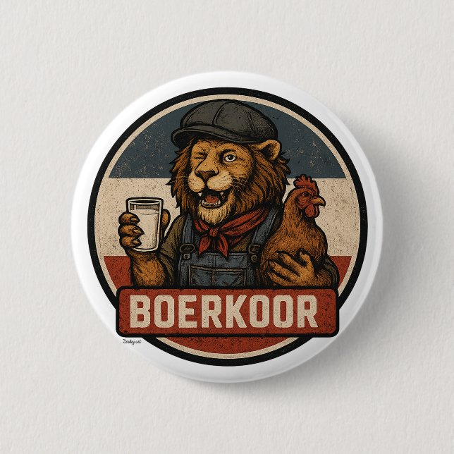 Boerkoor – Trots van het Land Button (Vorderseite)