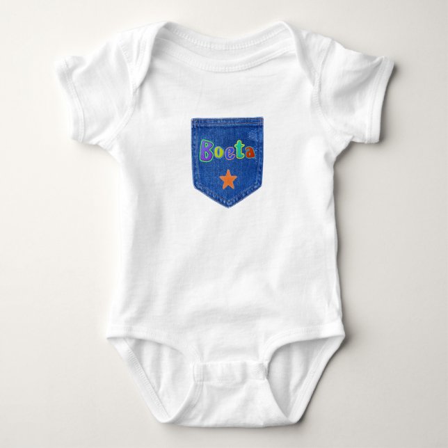 BOETA Afrikaans / Afrikaaner / Südafrikanischer Ju Baby Strampler (Vorderseite)