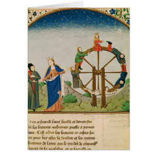 Boethius avec la roue de la fortune