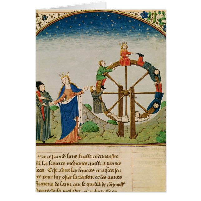 Boethius mit dem Glücksrad (Vorne)