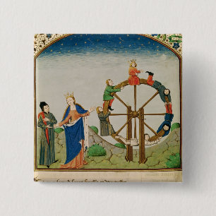 Boethius mit dem Glücksrad Button