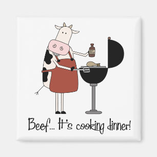 Boeuf... C'est un dîner de cuisine ! Aimant drôle