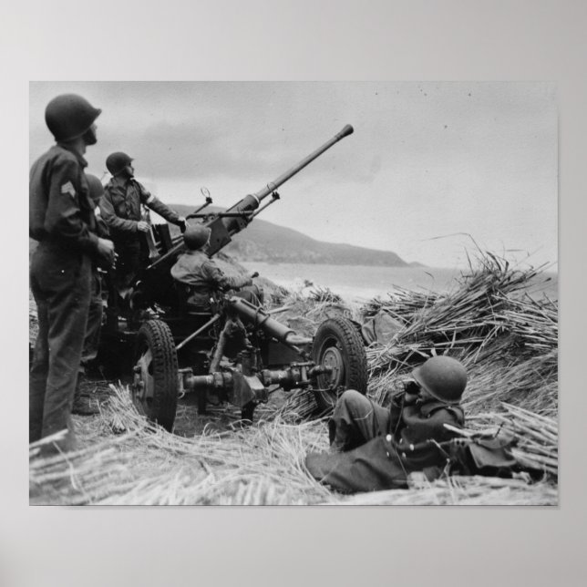 Bofors OM Gun Poster (Vorne)