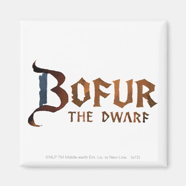 Bofur Name Magnet (Vorne)