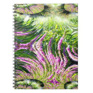 Bog Landscape Fraktal Notizblock