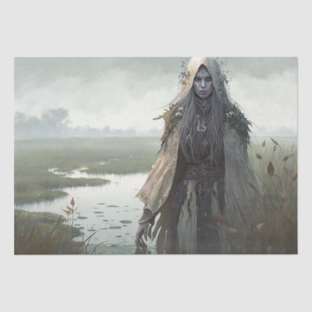 Bog Witch - Lichen und Ghouls Seidenpapier (Vorderseite)