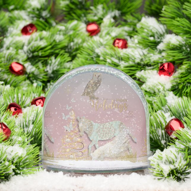 Boganhues Gold Design Poster de animal (Noël)