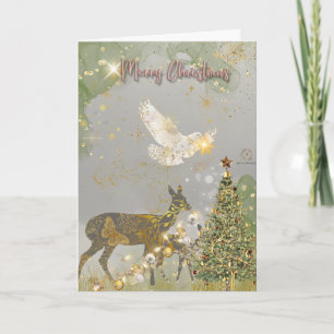 "Boganhues Luxury Print with Reindeer" Karte
