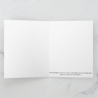 Boganhues Unique Print Karte