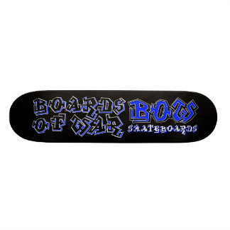 BOGEN blaue Graffiti-Plattform Skateboard