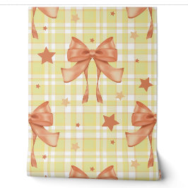 Bogen der gelben Orange Feminine Coquette Tapete