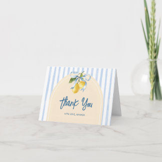 Bogen Ein Süßes Kleines Einzigartiges Zitrus-Limon Dankeskarte