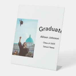 Bogen Foto Moderne, schlichte Graduierungsparty Sockelschild