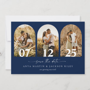 Bogen-Foto-Save-The-Date-Hochzeitskartenankündigun Save The Date