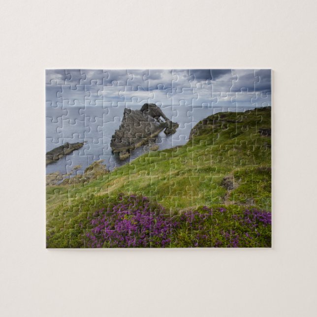 Bogen-Geigen-Felsen, Portknockie, Schottland (Horizontal)