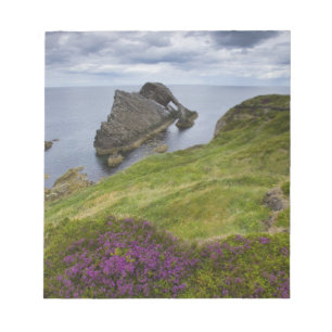 Bogen-Geigen-Felsen, Portknockie, Schottland Notizblock