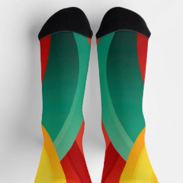 Bögen in lebhaften Farben Socken