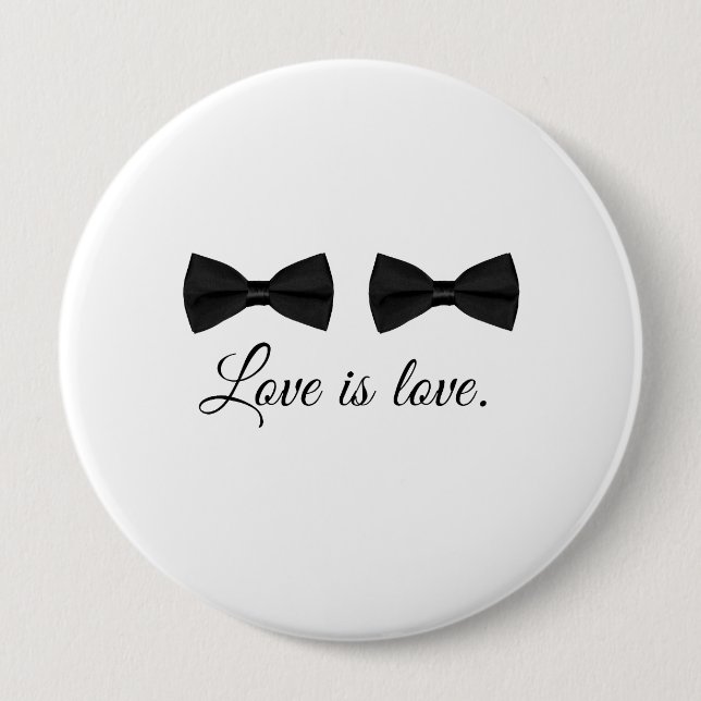 BOGEN-KRAWATTEN-LIEBE - .PNG BUTTON (Vorderseite)