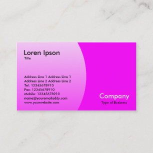 Bogen - Magenta Visitenkarte