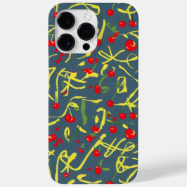 Bogen- und Kirschmuster Case-Mate iPhone 14 Pro Max Hülle