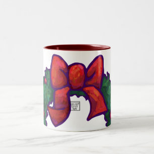 Bogen von Holly Zweifarbige Tasse