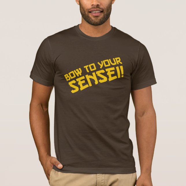 Bogen zu Ihrem Sensei! T-Shirt (Vorderseite)