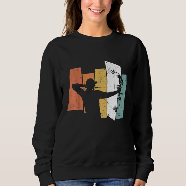 Bogenbogen Vintage Retro Sweatshirt (Vorderseite)