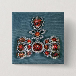 Bogenbroschen-Set mit glänzendem Button