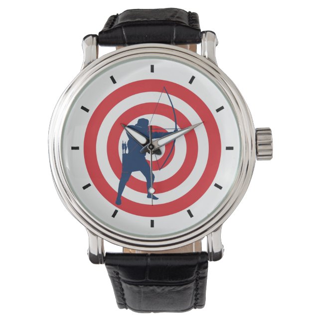 Bogendesign-Uhr Armbanduhr (Vorderseite)